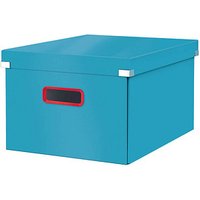 LEITZ Click & Store Cosy Aufbewahrungsbox 18,5 l blau 28,1 x 37,0 x 20,0 cm von Leitz