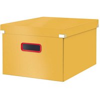 LEITZ Click & Store Cosy Aufbewahrungsbox 18,5 l gelb 28,1 x 37,0 x 20,0 cm von Leitz