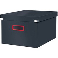 LEITZ Click & Store Cosy Aufbewahrungsbox 18,5 l grau 28,1 x 37,0 x 20,0 cm von Leitz