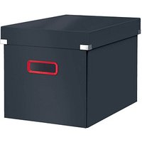 LEITZ Click & Store Cosy Aufbewahrungsbox 32,5 l grau 32,0 x 36,0 x 31,0 cm LEITZ Click & Store Cosy Aufbewahrungsbox 32,5 l grau 32,0 x 36,0 x 31,0 cm von Leitz