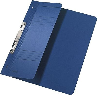 LEITZ Einhakhefter, DIN A4, Manilakarton, blau von Leitz