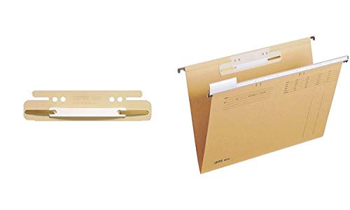 LEITZ Einsteck-Heftstreifen, 38 x 158 mm, PVC, sand, Sie erhalten 1 Packung, Packungsinhalt: 25 Stück LEITZ Einsteck-Heftstreifen, 38 x 158 mm, PVC, sand, Sie erhalten 1 Packung, Packungsinhalt: 25 Stück von Leitz