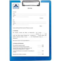 LEITZ Klemmbrettmappe WOW 4199 DIN A4 blau Kunststoff LEITZ Klemmbrettmappe WOW 4199 DIN A4 blau Kunststoff von Leitz