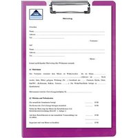 AKTION: LEITZ Klemmbrettmappe WOW 4199 DIN A4 violett Kunststoff, 1 St. mit Prämie nach Registrierung von Leitz