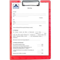 AKTION: LEITZ Klemmbrettmappe WOW 4199 DIN A4 rot Kunststoff, 1 St. mit Prämie nach Registrierung von Leitz