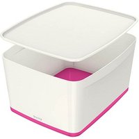 LEITZ MyBox Aufbewahrungsbox 18,0 l perlweiß/pink 38,5 x 31,8 x 19,8 cm LEITZ MyBox Aufbewahrungsbox 18,0 l perlweiß/pink 38,5 x 31,8 x 19,8 cm von Leitz