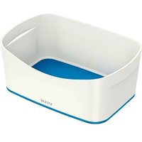 LEITZ MyBox Aufbewahrungsbox 3,0 l perlweiß/blau 24,6 x 16,0 x 9,8 cm von Leitz