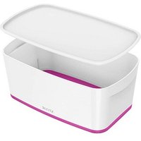 LEITZ MyBox Aufbewahrungsbox 5,0 l perlweiß/pink 31,8 x 19,1 x 12,8 cm von Leitz