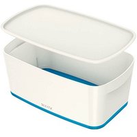 LEITZ MyBox Aufbewahrungsbox 5,0 l perlweiß/blau 31,8 x 19,1 x 12,8 cm LEITZ MyBox Aufbewahrungsbox 5,0 l perlweiß/blau 31,8 x 19,1 x 12,8 cm von Leitz