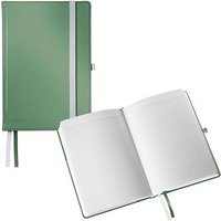 LEITZ Notizbuch DIN A5 kariert, selandon grün Hardcover 160 Seiten von Leitz