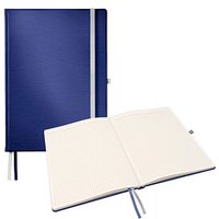 LEITZ Notizbuch Style DIN A4 kariert, titan blau Hardcover 160 Seiten von Leitz