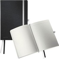 LEITZ Notizbuch Style DIN A5 kariert, schwarz Softcover 160 Seiten von Leitz