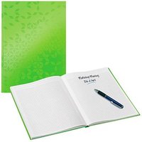 LEITZ Notizbuch WOW A4 kariert, grün Hardcover 160 Seiten von Leitz