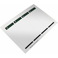 100 LEITZ Einsteck-Rückenschilder 1680 grau für 8,0 cm Rückenbreite 100 LEITZ Einsteck-Rückenschilder 1680 grau für 8,0 cm Rückenbreite von Leitz