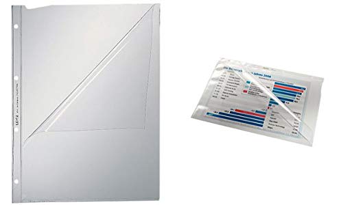 LEITZ Präsentations-Prospekthülle, A4, PVC, glasklar, 0,08mm, Sie erhalten 1 Packung, Packungsinhalt: 100 Hüllen LEITZ Präsentations-Prospekthülle, A4, PVC, glasklar, 0,08mm, Sie erhalten 1 Packung, Packungsinhalt: 100 Hüllen von Leitz