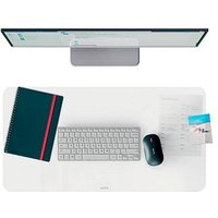 LEITZ Schreibtischunterlagen groß transparent Kunststoff 70,0 x 36,0 cm, 1 St. von Leitz