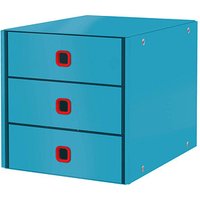 LEITZ Schubladenbox Click & Store Cosy  blau 53680061, DIN A4 mit 3 Schubladen, 1 St. von Leitz