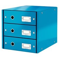 LEITZ Schubladenbox Click & Store blau 60480036, DIN A4 mit 3 Schubladen LEITZ Schubladenbox Click & Store blau 60480036, DIN A4 mit 3 Schubladen von Leitz
