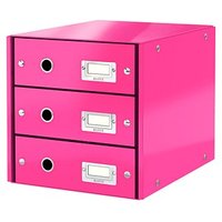 LEITZ Schubladenbox Click & Store pink 60480023, DIN A4 mit 3 Schubladen LEITZ Schubladenbox Click & Store pink 60480023, DIN A4 mit 3 Schubladen von Leitz