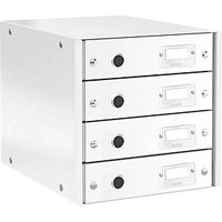 LEITZ Schubladenbox Click & Store weiß 60490001, DIN A4 mit 4 Schubladen LEITZ Schubladenbox Click & Store weiß 60490001, DIN A4 mit 4 Schubladen von Leitz