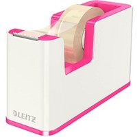 LEITZ Tischabroller WOW Duo Colour perlweiß/pink von Leitz