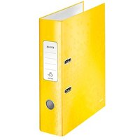 LEITZ Ordner gelb Karton 8,0 cm DIN A4 von Leitz