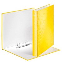 LEITZ WOW Ringbuch 2-Ringe gelb 4,0 cm DIN A4 von Leitz