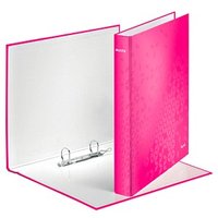 LEITZ WOW Ringbuch 2-Ringe pink 4,0 cm DIN A4 von Leitz