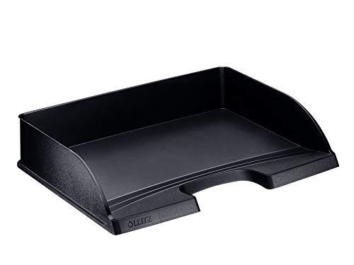 Leitz Briefkorb Querformat A4, Briefablage in Premium-Qualität, Stapelbares Ablagefach als Schreibtisch-Organizer, Kombinierbar mit Plus-Serie, Schwarz, 52180095 Leitz Briefkorb Querformat A4, Briefablage in Premium-Qualität, Stapelbares Ablagefach als Schreibtisch-Organizer, Kombinierbar mit Plus-Serie, Schwarz, 52180095 von Leitz