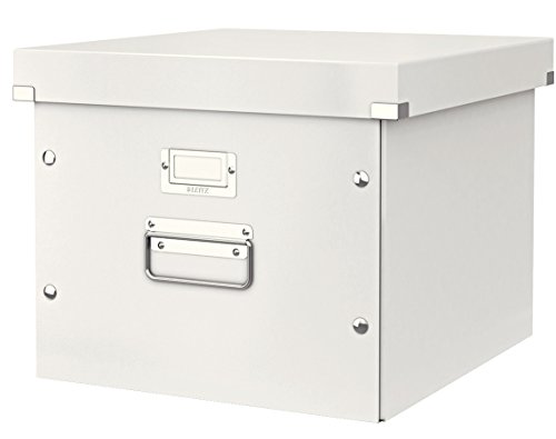 Leitz, Ablage- und Transportbox für Hängeregistratur, mit Deckel, A4, Click & Store weiß (Double) von Leitz