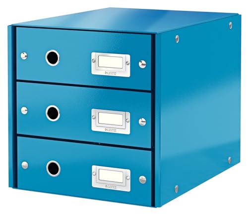Leitz, Schubladenbox, Blau, 3 Schubladen, A4, Click & Store, 60480036 Leitz, Schubladenbox, Blau, 3 Schubladen, A4, Click & Store, 60480036 von Leitz