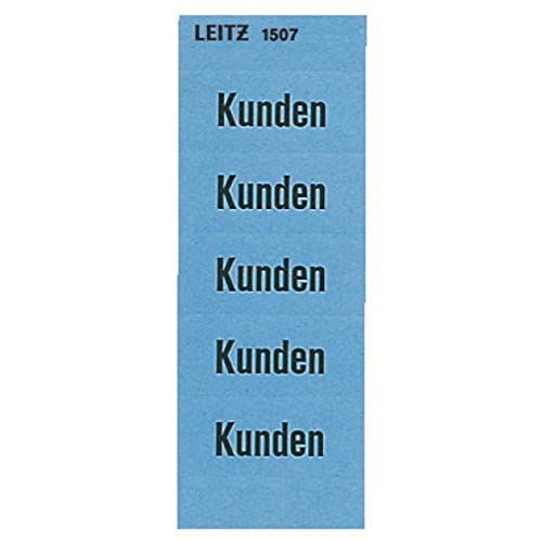 Leitz 15070000 Inhaltsschild Kunden, selbstklebend, 100 Stück, blau Leitz 15070000 Inhaltsschild Kunden, selbstklebend, 100 Stück, blau von Leitz