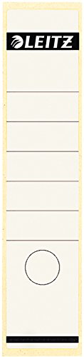 Leitz 16400001 Rechteck weiß 10Stück – Selbstklebende Etikette (weiß, rechteck, Universal, Rolle, 61 mm, 285 mm) von Leitz