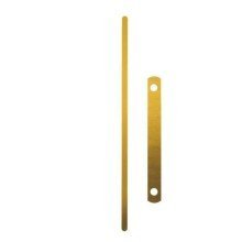 Leitz 1714-00-00 Heftstreifen und Aktenbinder Deckschienen 9.7 cm Metall gold von Leitz