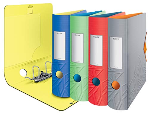 Leitz 180° Active Urban Chic Aktenordner, A4, sortiert, gebogener Rücken 82 mm Breite, elastischer Verschluss, leichtes Polyfoam, Urban Chic, 11161099 Leitz 180° Active Urban Chic Aktenordner, A4, sortiert, gebogener Rücken 82 mm Breite, elastischer Verschluss, leichtes Polyfoam, Urban Chic, 11161099 von Leitz