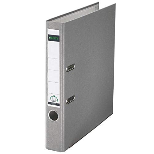 Leitz 180 Grad A4 Kunststoff Aktenordner, Eltern A4; Rücken: 52 mm grau Leitz 180 Grad A4 Kunststoff Aktenordner, Eltern A4; Rücken: 52 mm grau von Leitz