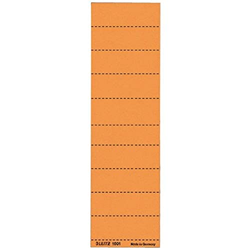 Leitz 1901-45 Blankoschildchen, Karton, 4zeilig, 60 x 21 mm, orange Leitz 1901-45 Blankoschildchen, Karton, 4zeilig, 60 x 21 mm, orange von Leitz