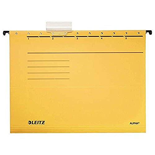 Leitz 19853015 Hängemappe Alpha , Colorspankarton, 5 Stück, gelb Leitz 19853015 Hängemappe Alpha , Colorspankarton, 5 Stück, gelb von Leitz