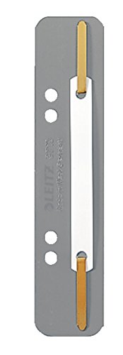 Leitz 3710-00-85 Heftstreifen und Aktenbinder PP 3.5 x 15.8 cm 25 Stück grau von Leitz
