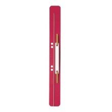 Leitz 3711-00-25 Heftstreifen und Aktenbinder PP 3.5 x 31 cm 25 Stück rot von Leitz