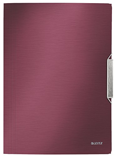 Leitz 39770028 Eckspannermappe Style, A4, PP, granat rot Leitz 39770028 Eckspannermappe Style, A4, PP, granat rot von Leitz