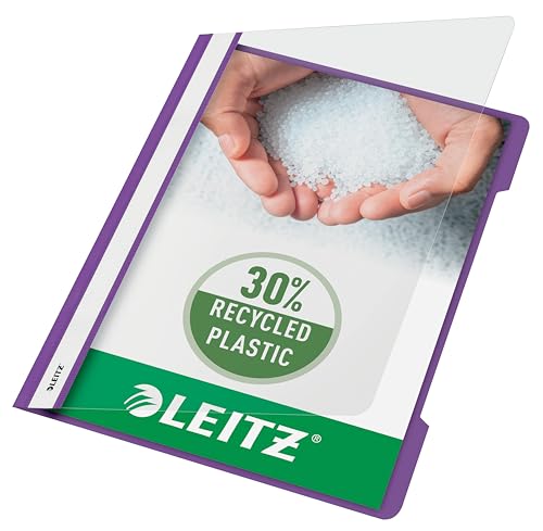 Leitz 4191-00-65 Hefter Standard, A4, langes Beschriftungsfeld, PVC, violett Leitz 4191-00-65 Hefter Standard, A4, langes Beschriftungsfeld, PVC, violett von Leitz