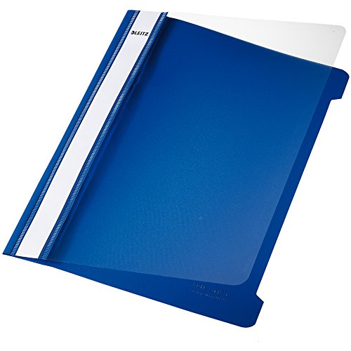 Leitz 41970035 – Aktendeckel, Blau, Transparent, PVC, A5, Porträt) von Leitz