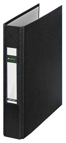 Leitz 42130095 Ringbuch (A5 2 Ringe 25 mm) Schwarz von Leitz