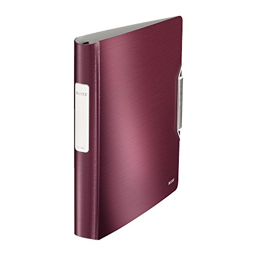 Leitz 42450028 Ringbuch Style Ringbuch Active Style, A4, PP, 4 Ringe, 30 mm, granatrot Leitz 42450028 Ringbuch Style Ringbuch Active Style, A4, PP, 4 Ringe, 30 mm, granatrot von Leitz