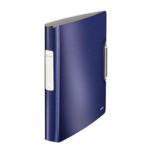 Leitz 42450069 Ringbuch Style Ringbuch Active Style, A4, PP, 4 Ringe, 30 mm, titanblau Leitz 42450069 Ringbuch Style Ringbuch Active Style, A4, PP, 4 Ringe, 30 mm, titanblau von Leitz