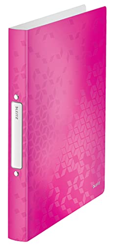 Leitz 42570023 Ringbuch wow, A4, PP, 2 Ringe, 25 mm, pink metallic Leitz 42570023 Ringbuch wow, A4, PP, 2 Ringe, 25 mm, pink metallic von Leitz