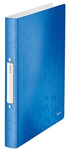 Leitz 42570036 Ringbuch wow, A4, PP, 2 Ringe, 25 mm, blau metallic Leitz 42570036 Ringbuch wow, A4, PP, 2 Ringe, 25 mm, blau metallic von Leitz