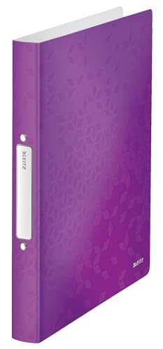 Leitz 42570062 Ringbuch wow, A4, PP, 2 Ringe, 25 mm, violett Leitz 42570062 Ringbuch wow, A4, PP, 2 Ringe, 25 mm, violett von Leitz