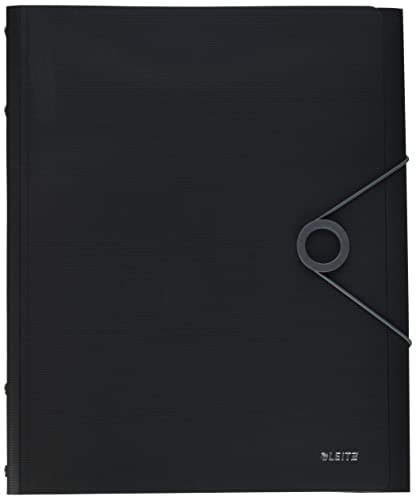 Leitz 45691095 Solid Ordnungsmappe PP A4, 6 Fächer, schwarz Leitz 45691095 Solid Ordnungsmappe PP A4, 6 Fächer, schwarz von Leitz